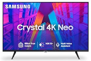 Samsung 108 cm (43 inches) Crystal 4K Neo Series Ultra HD Smart LED TV UA43AUE65AKXXL (Black) - Image 1
