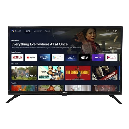 Havells Lloyd 80 cm (32 inches) HD Ready Smart LED TV 32HS411F (Black) - Image 1